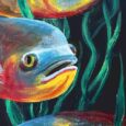 1 Fish, 2 Fish, 3 Fish, by Shirley Bomgaars, will be part of the exhibit Natures Beauty on display at the Bay Club in Port Ludlow through July 6.