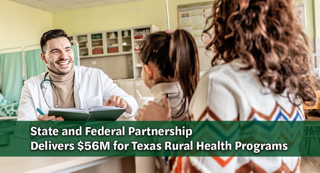 As part of the Rural Texas Strong plan, the “Make Rural Texans Healthy Again” initiative supports rural hospitals in improving health outcomes and chronic conditions. The initiative aims to reduce diabetes, heart disease, chronic respiratory disease, and obesity. Image for illustration purposes