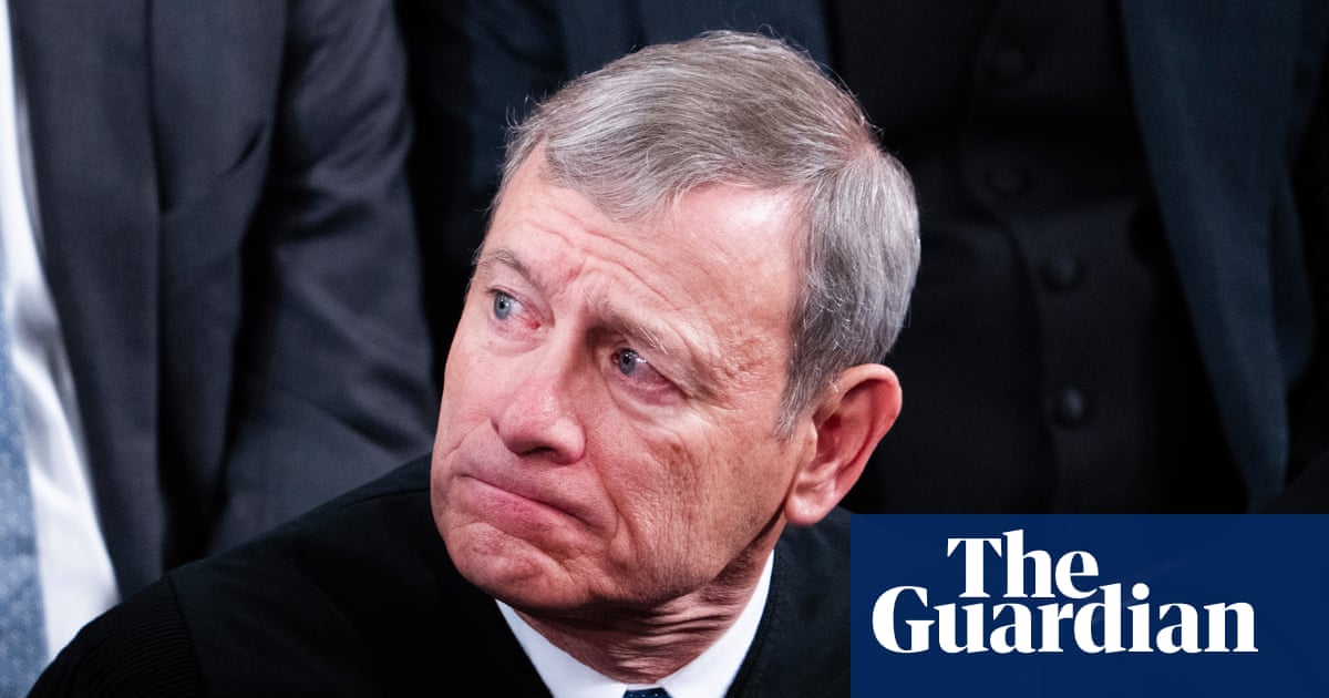 John Roberts insists supreme court not ‘political’ after Trump-friendly rulings
