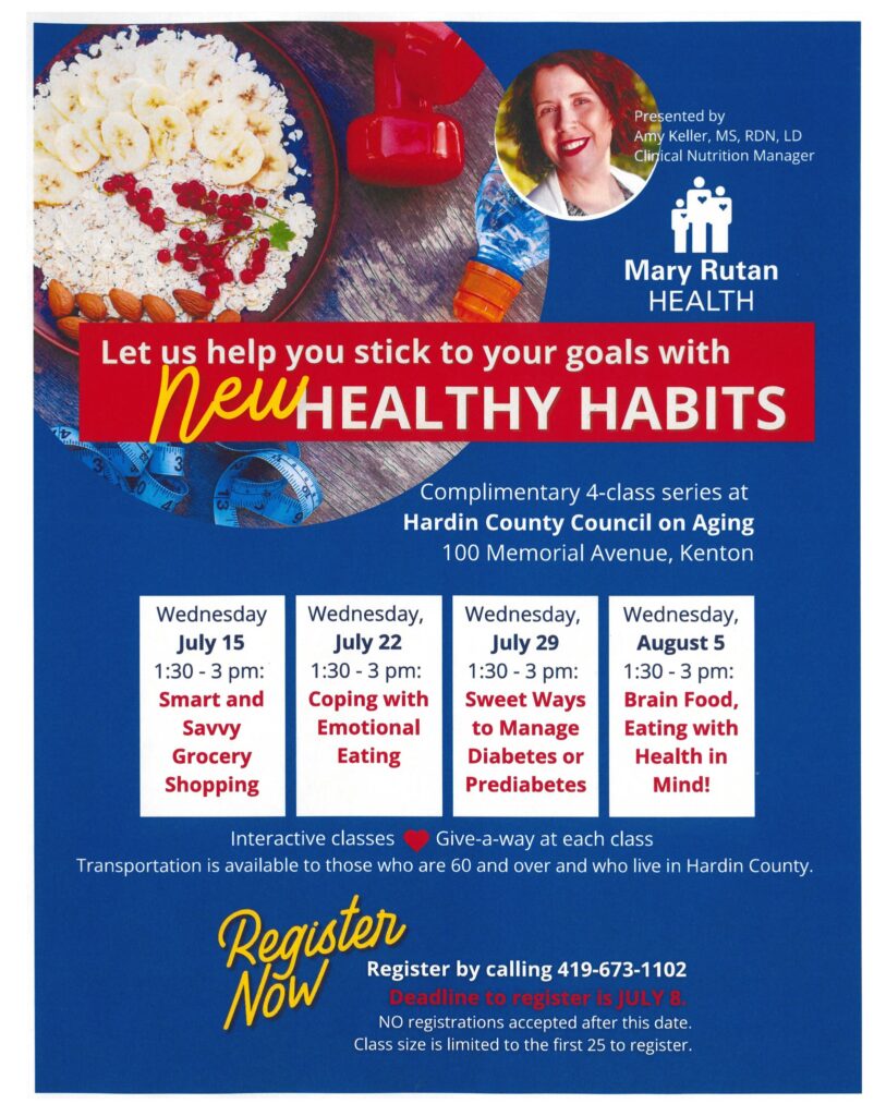 Mary Rutan Health Offering Summer Wellness Class Series at Hardin County Council on Aging - 95.3 WKTN