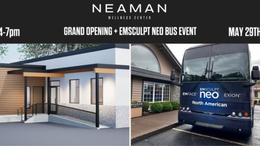 Wellness Center Grand Opening + Emsculpt NEO Bus Tour
