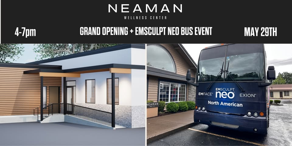 Wellness Center Grand Opening + Emsculpt NEO Bus Tour