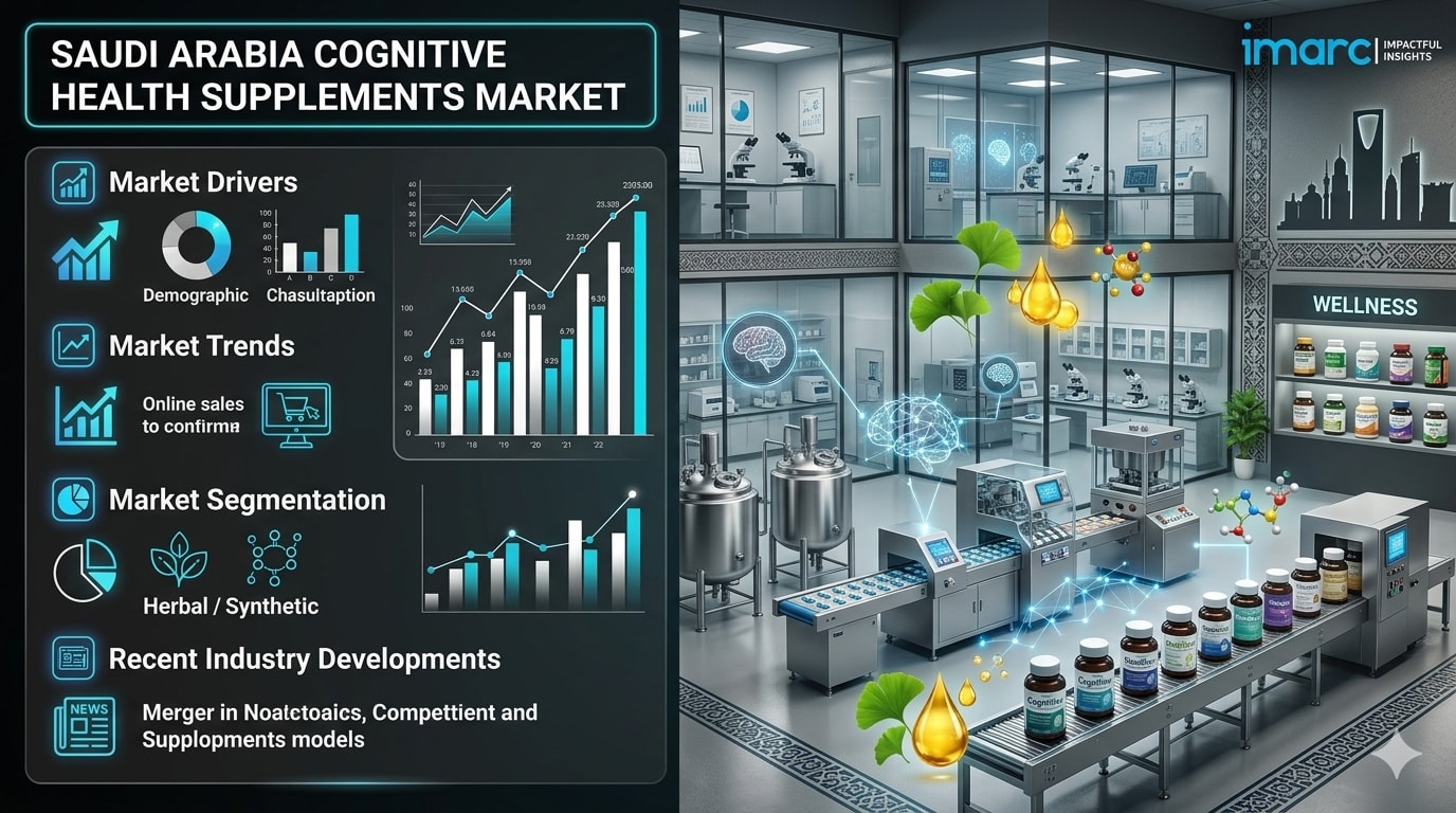 Saudi Cognitive Health Supplements Industry: Rising Awareness, Aging Population & Premium Nutrition Demand