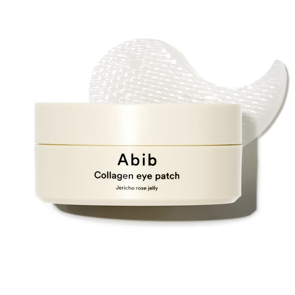 Abib Collagen Peptide Eye Patches for Wrinkles & Fine Line With Jericho Rose Jelly, 60 Count, Korean Skin Care