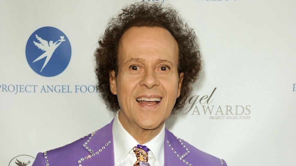 FILE - Richard Simmons arrives at the Project Angel Food's 2013 Angel Awards in Los Angeles on Aug. 10, 2013. Simmons, a fitness guru who urged the overweight to exercise and eat better, died Saturday, July 13, 2024, at the age of 76. (Photo by Richard Shotwell/Invision/AP, File, File)