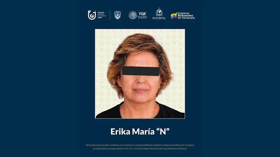 mugshot of woman with eyes censored