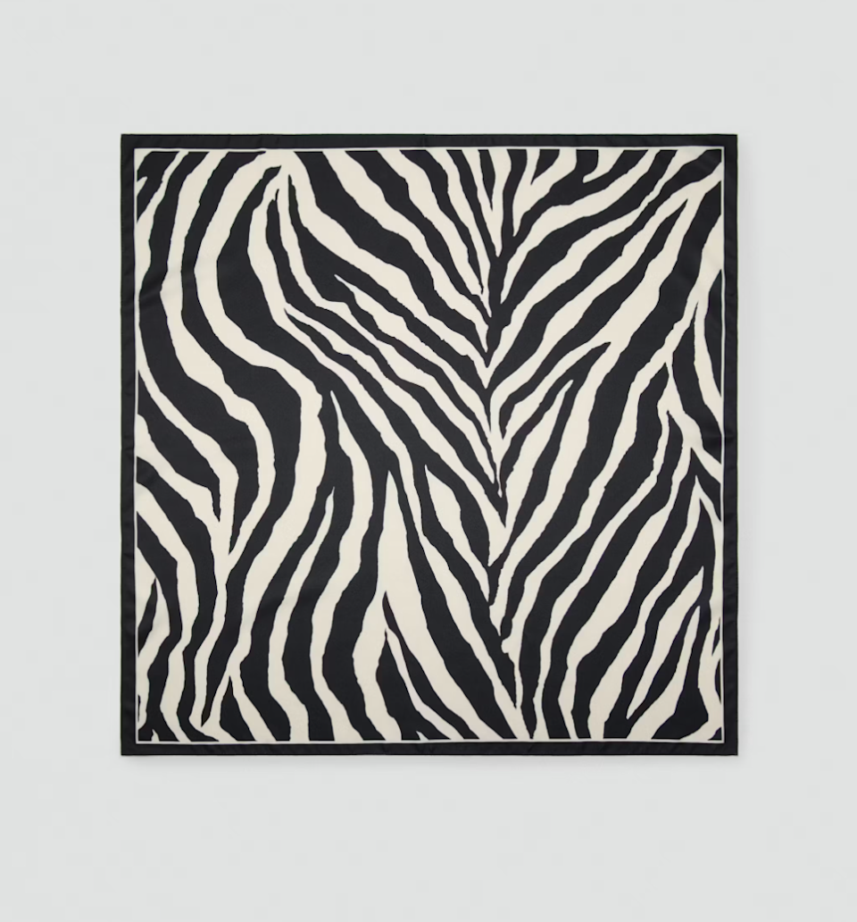 MANGO, Zebra Satin Scarf - Women | Mango Usa