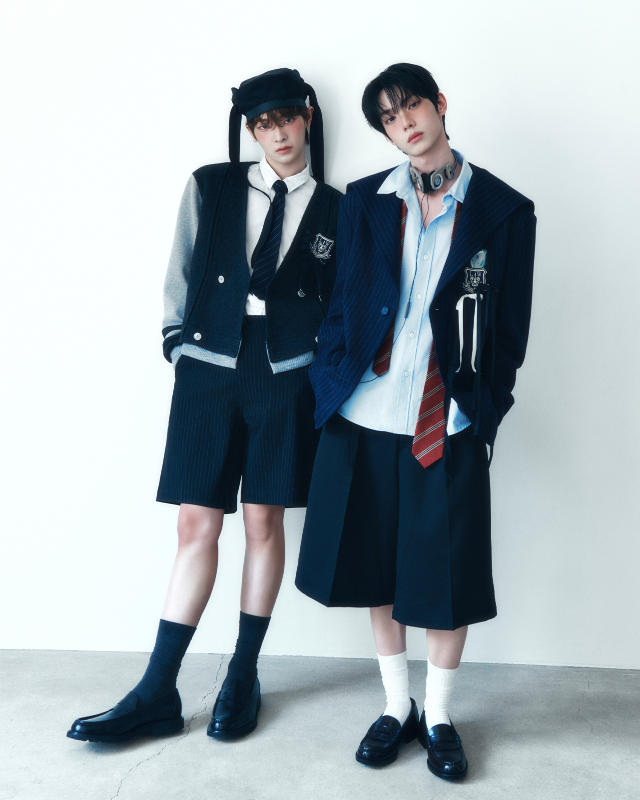 K-pop duo Flare U in a promotional photo for its debut EP, ″Youth Error″ [FNC ENTERTAINMENT]