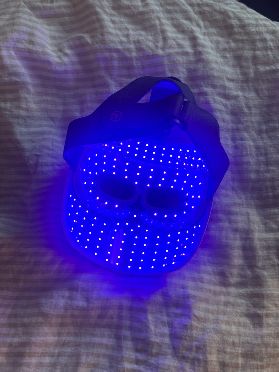LED mask designed for facial treatments.