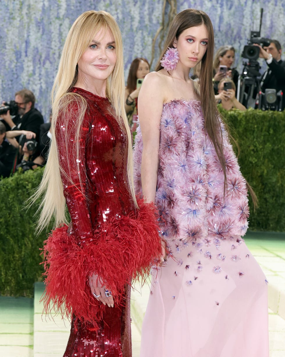 nicole kidman sunday rose met gala beauty