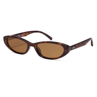 Sojos Trendy Oval Cat Eye Polarized Sunglasses