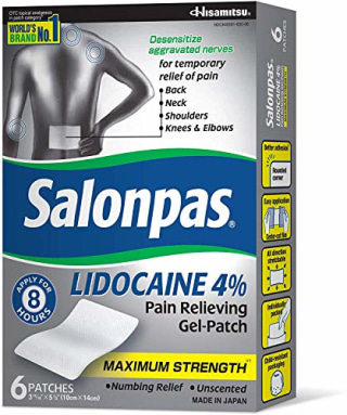 Salonpas Lidocaine Pain Relieving Gel Patch