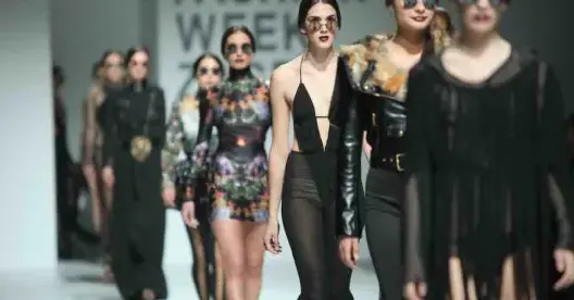 models walking a runway; Biomeric Data, Consumer Health, Wellness Data Pressure Point for Fashion