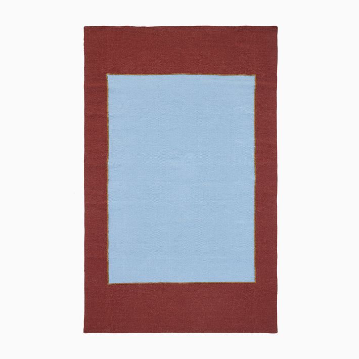 Emma Chamberlain Frame Flatweave Wool Rug