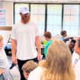 Hayden Hurst visits Lake Butler Elementary to celebrate student wellness partnership