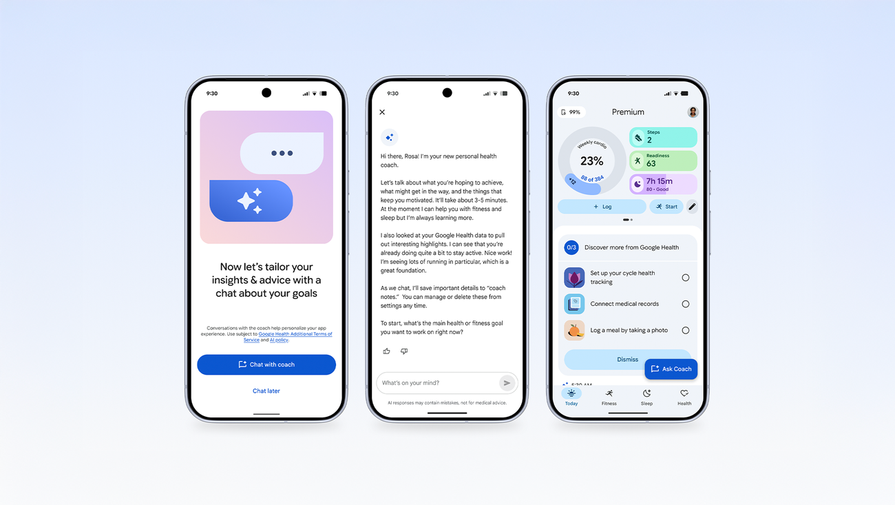 Google Health Coach is now available in Australia