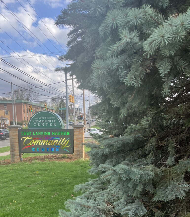 Hannah Community Center Sign