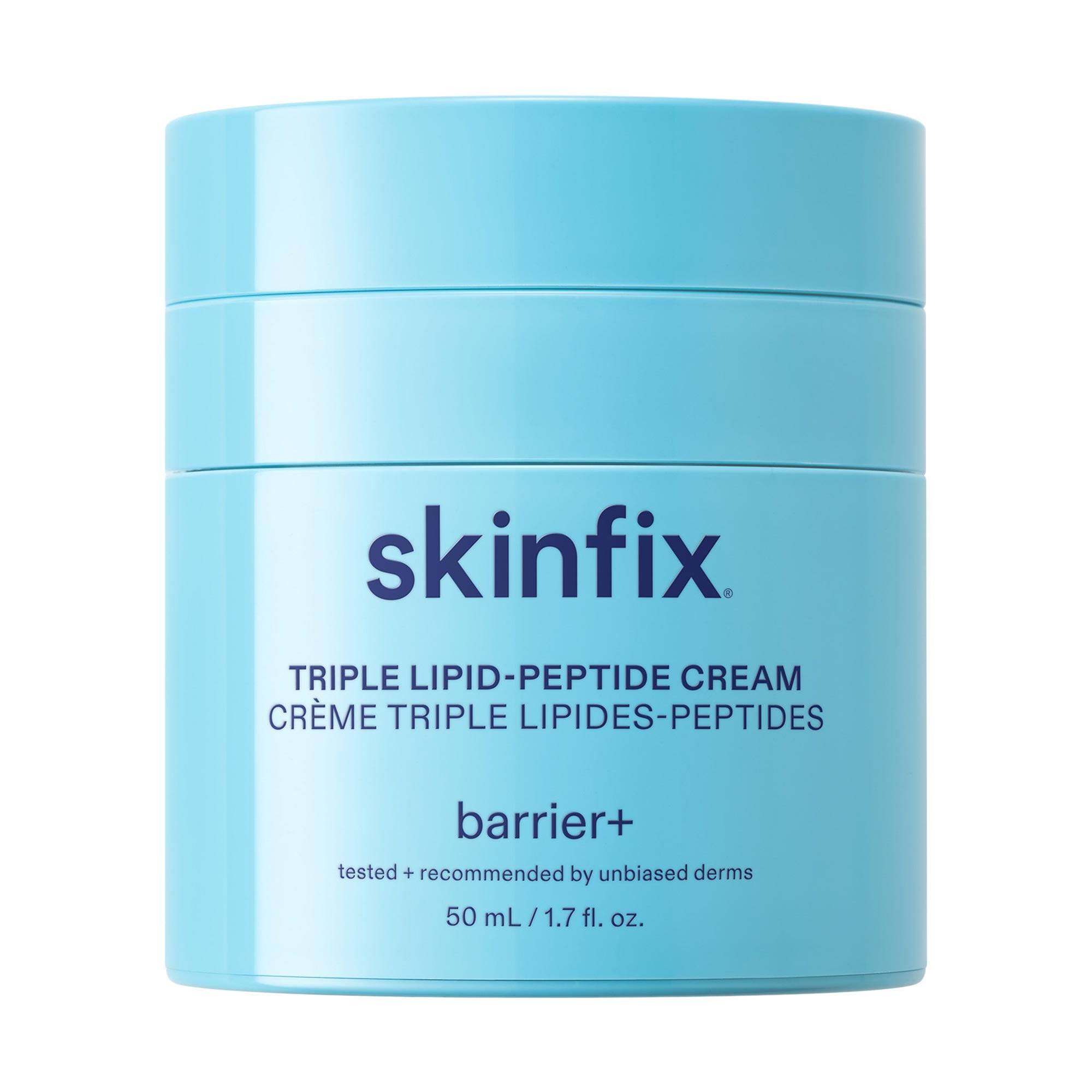Triple Lipid-Peptide Cream Refillable Barrier Moisturizer With Ceramides