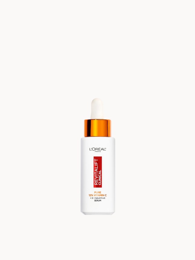 White bottle with orange label