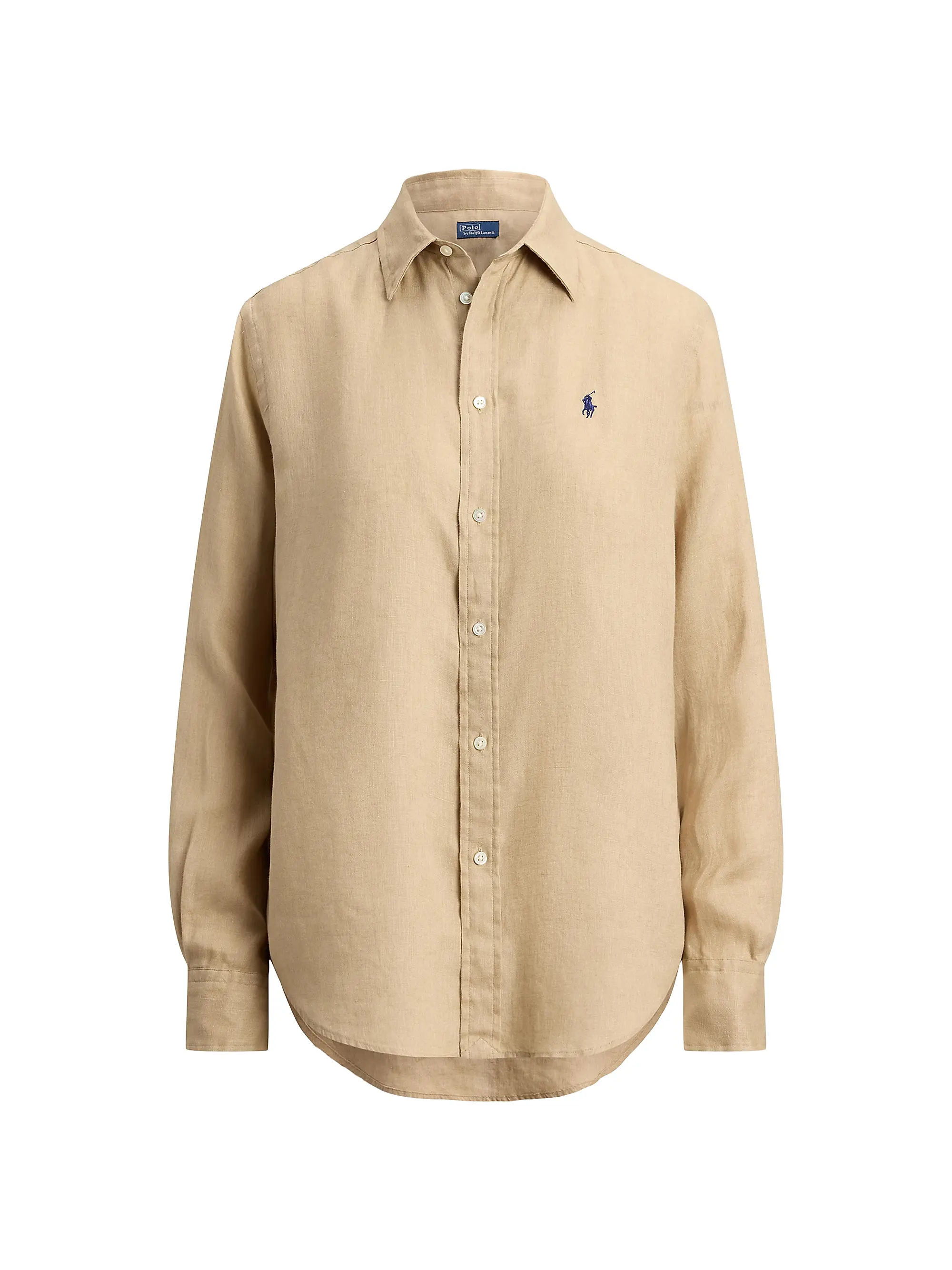 Logo Linen Classic Fit Shirt