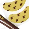Rhode's banana-scented Peptide Eye Patches and Peptide Lip Treatment.