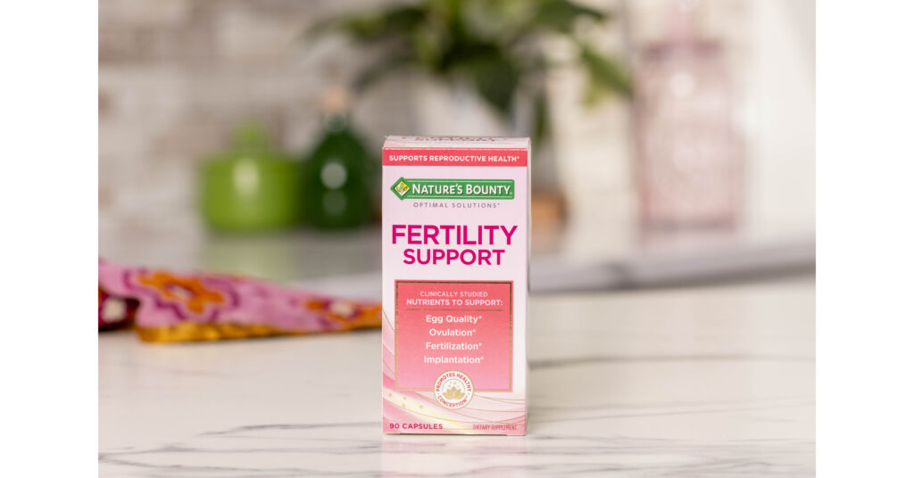Support Egg Quality and Ovulation with Nature's Bounty® New Fertility Supplement*