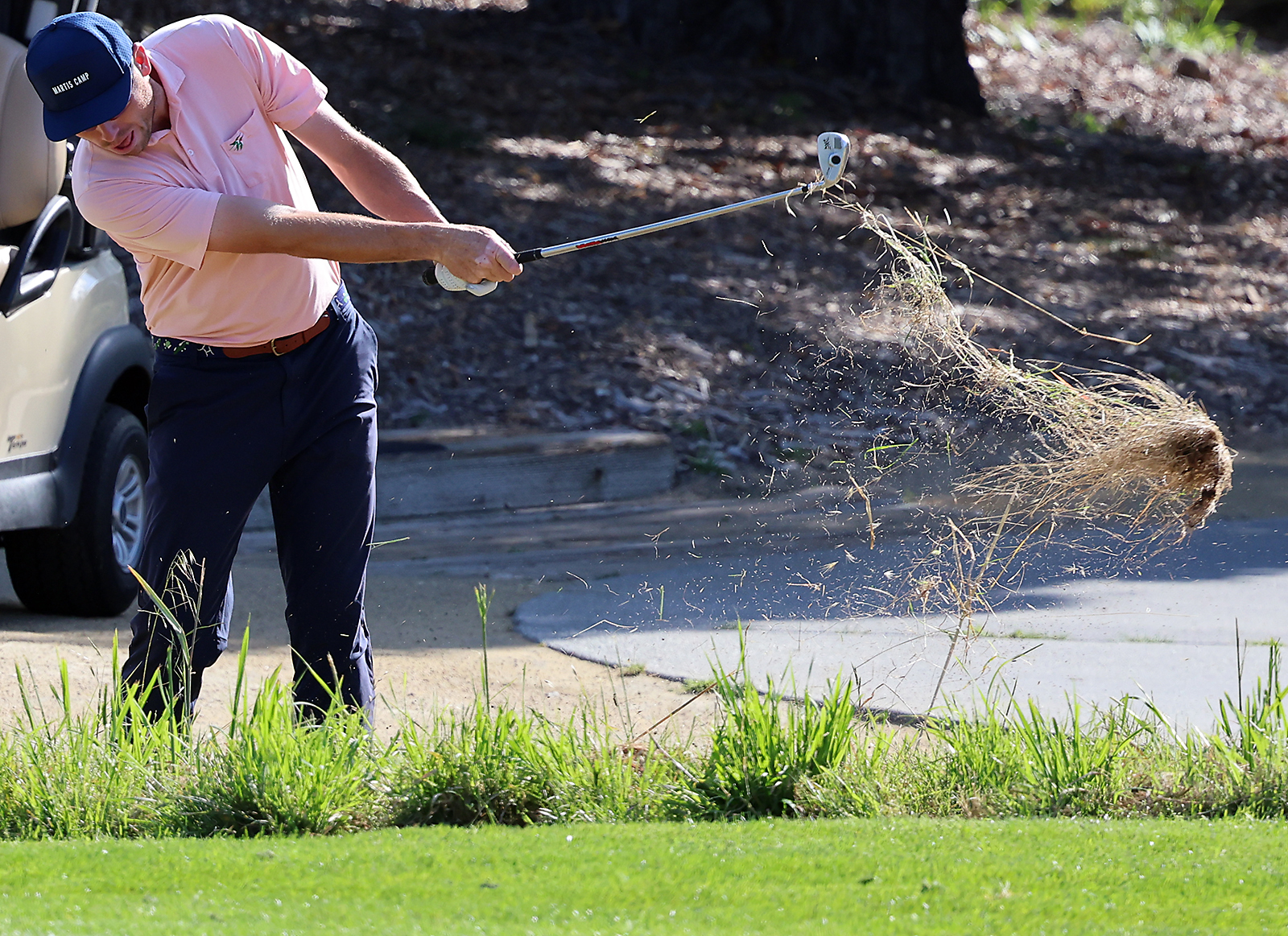 Austin Hardman, of Litchfield Park, Arizona, does a bit of...