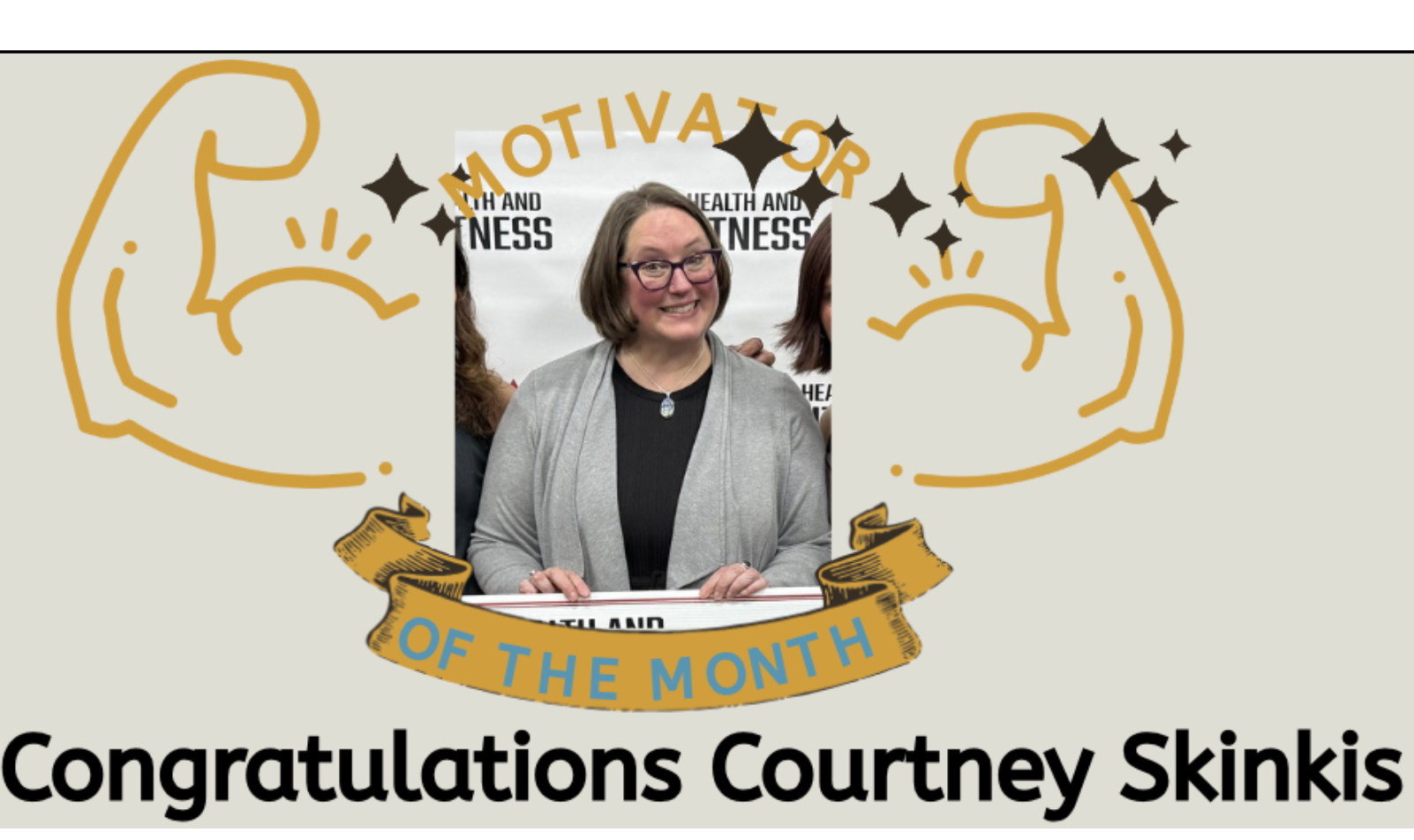 A1 Health and Fitness May Member of the Month is Courtney Skinkis