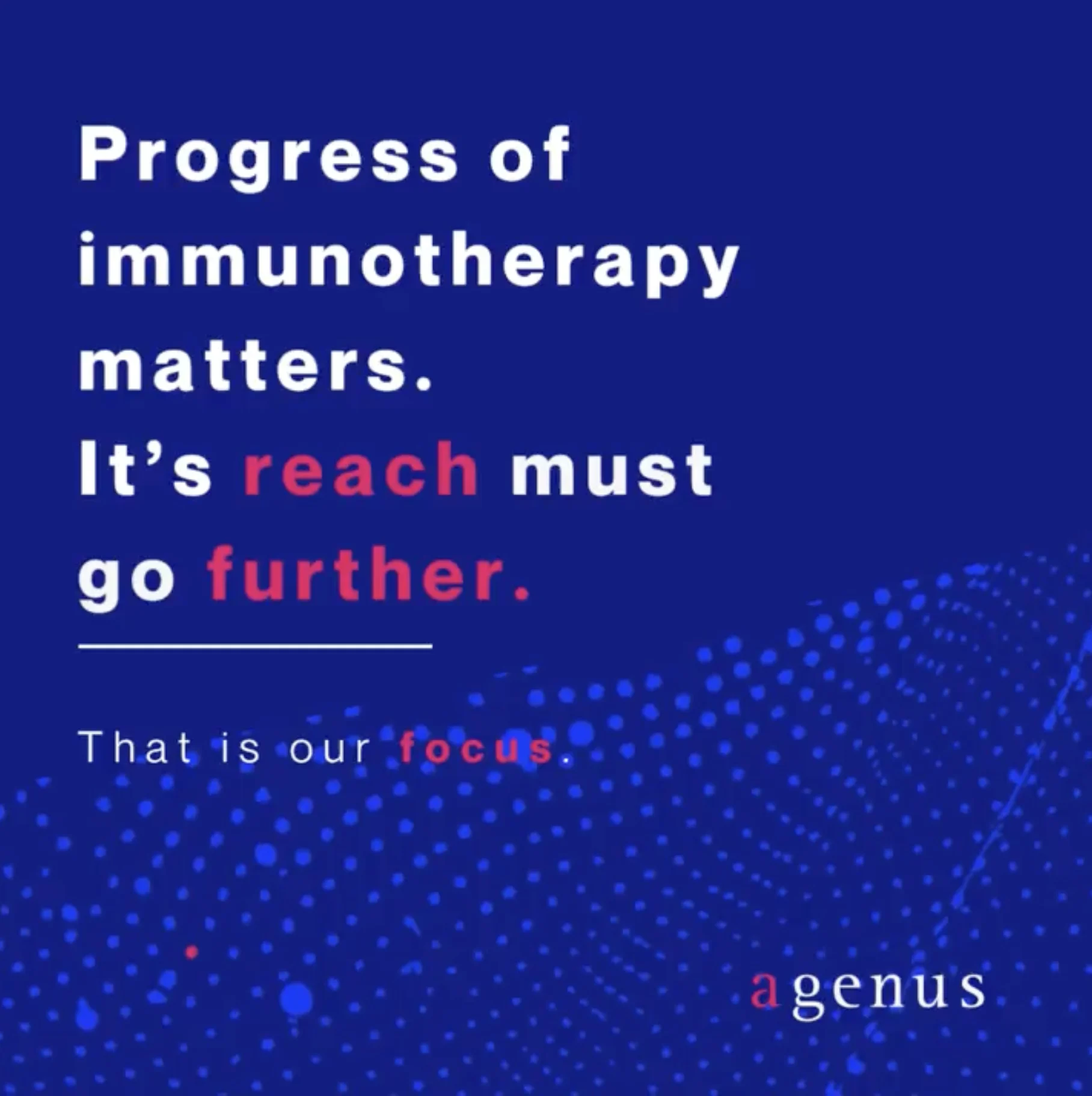 Advancing Strategies to Activate and Sustain Immune Response in Harder-to-Treat Cancers - Agenus 2 Advancing Strategies to Activate and Sustain Immune Response in Harder-to-Treat Cancers - Agenus