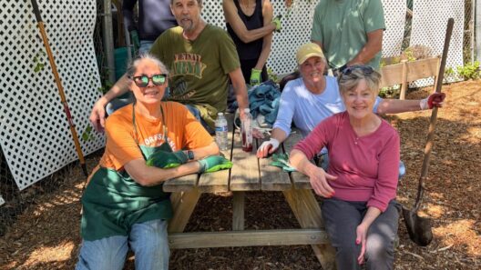 Norristown Garden Club members add a bit of beauty to Expressive Path