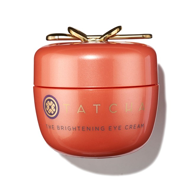 Small orange pot with gold lid