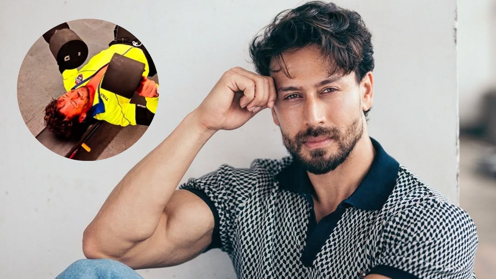 Tiger Shroff 60kg dumbbell workout