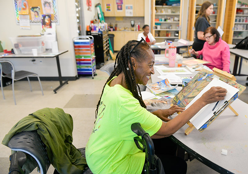 'Art is wellness' at The Gathering Place in Denver