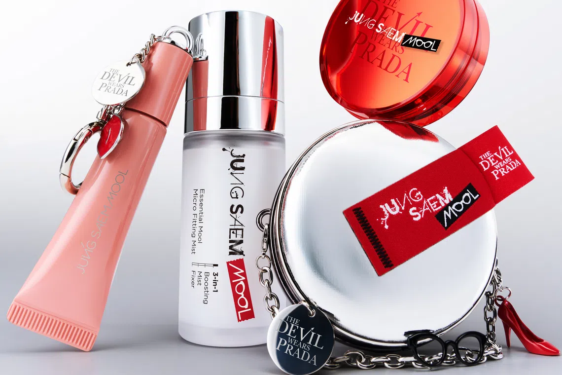 Korean Beauty Brand Jungsaemmool Releases A Limited-Edition Devil Wears Prada 2 Makeup Collection