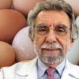 Antonio Escribano, physician and nutrition expert, in front of eggs as he explains why real food matters after 60
