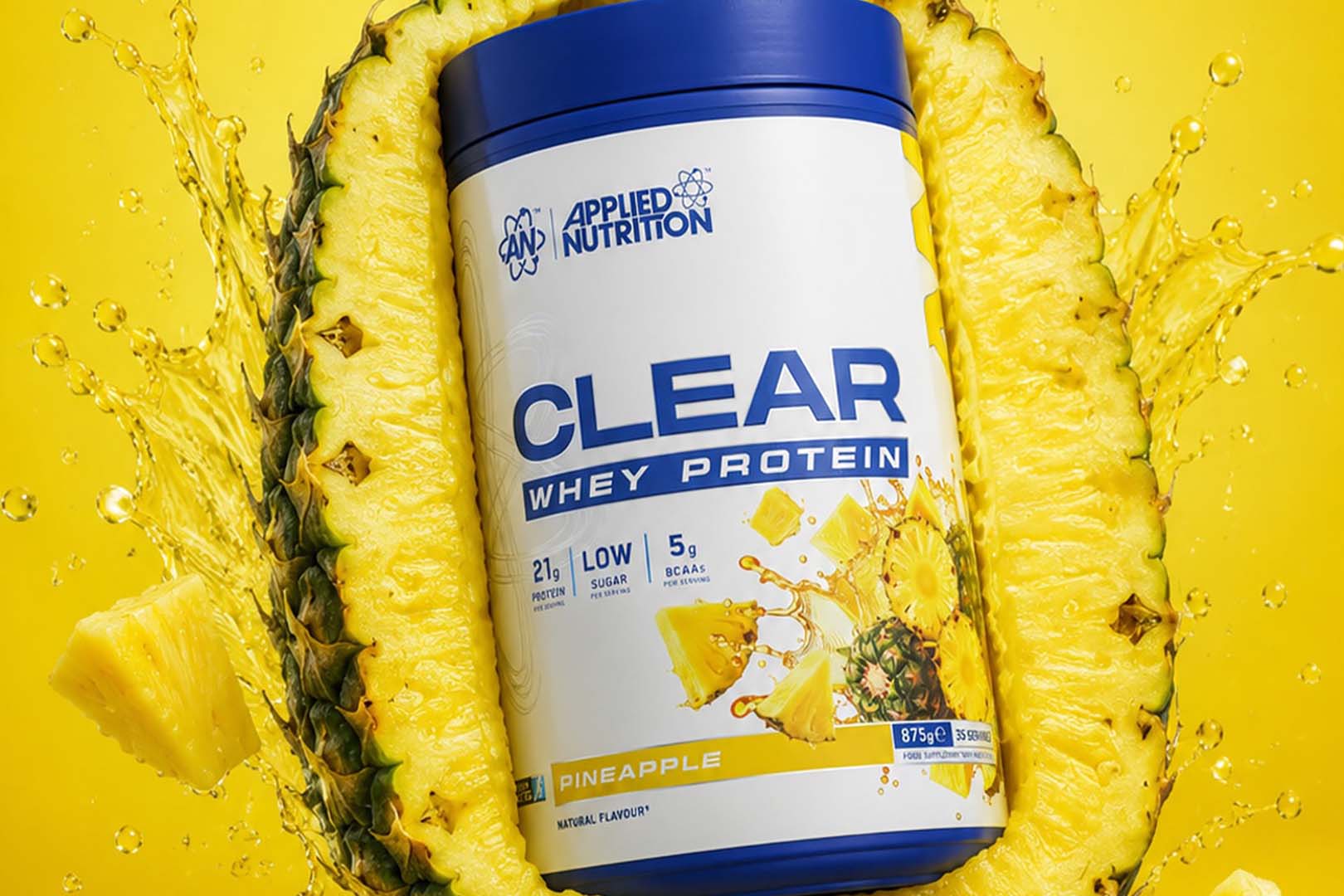 Applied Nutrition's new Clear Whey Protein Pineapple flavor