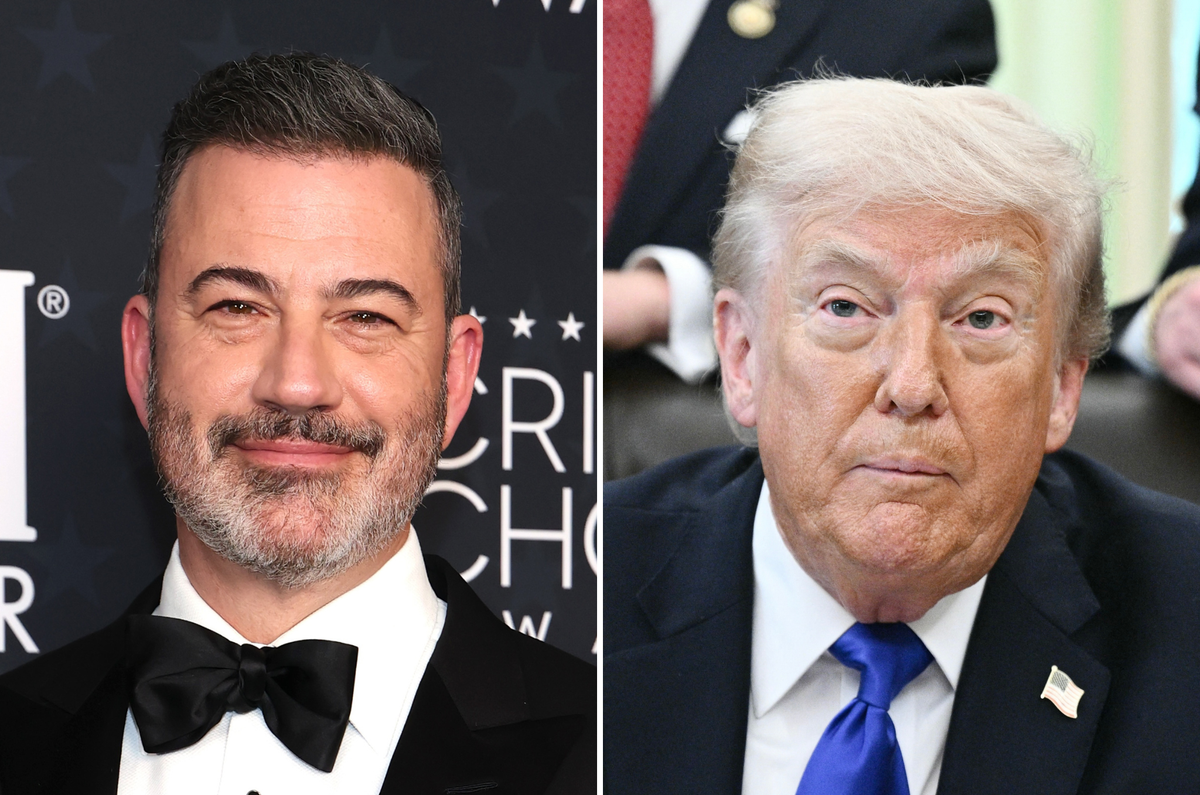 Jimmy Kimmel mocked Donald Trump's new executive order to reinstate the Presidential Fitness Test in public schools nationwide (Getty)