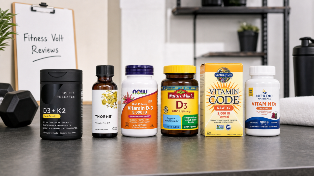 6 Best Vitamin D Supplements for Athletes of 2026 for Training, Bone Health, and Deficiency Support – FitnessVolt
