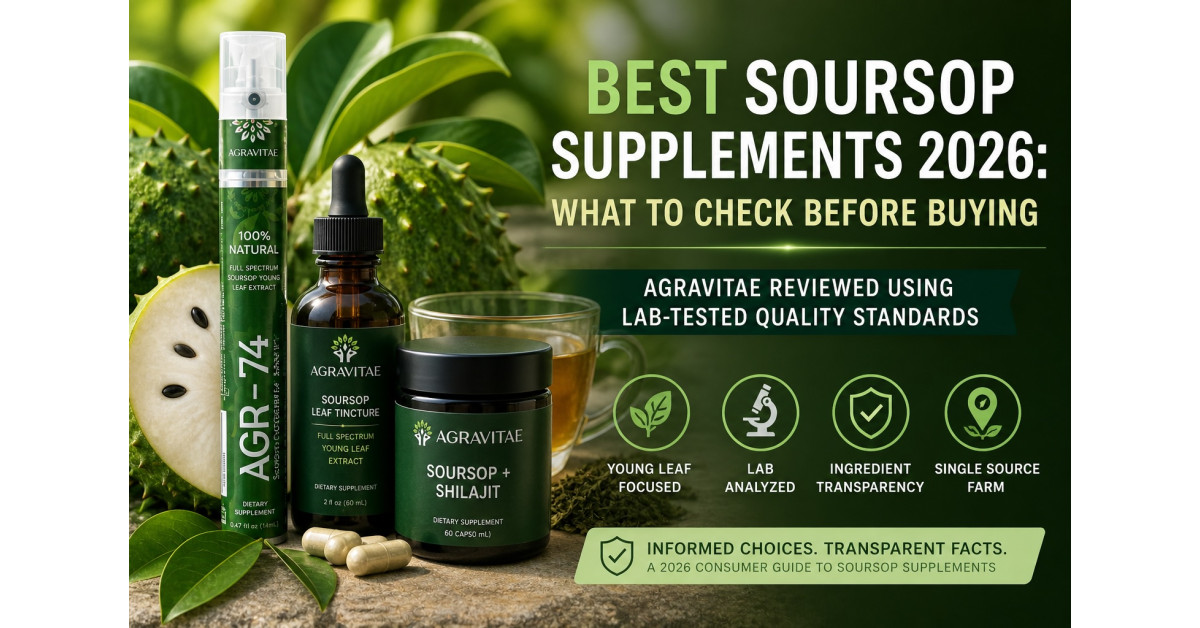 Best Soursop Supplements 2026: What to Check Before Buying (Agravitae Reviewed Using Lab-Tested Quality Standards)