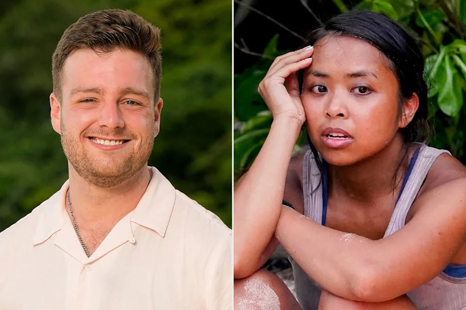 Jake O'Kane on Survivor; Erika Casupanan on Survivor.Credit: Robert Voets/CBS via Getty (2)
