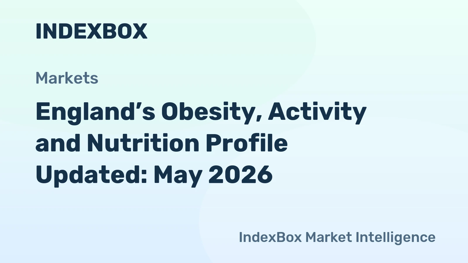 Obesity, Physical Activity and Nutrition Profile Update