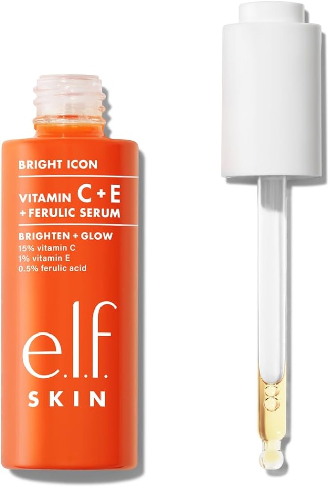 Orange bottle with white pipette