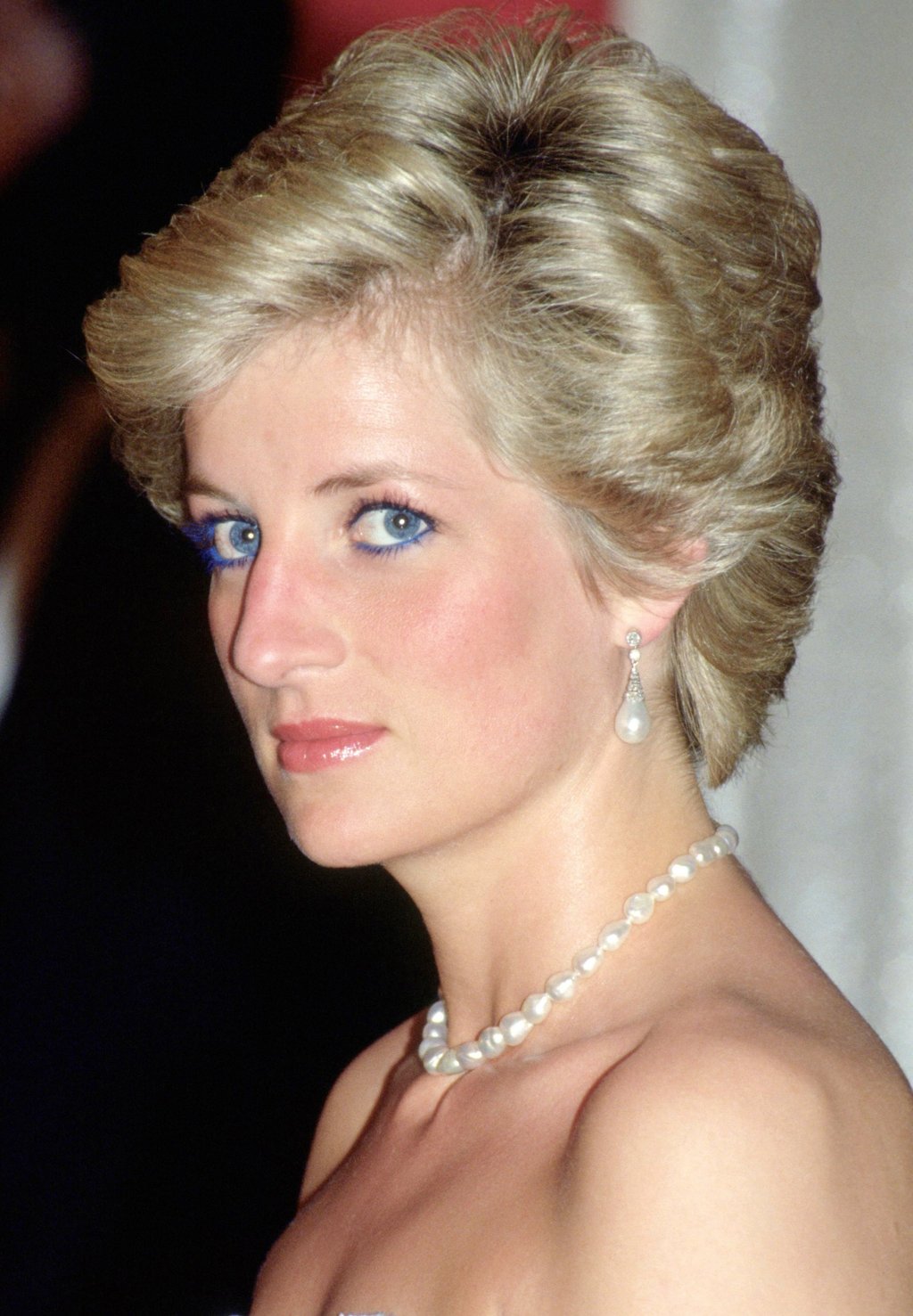 Princess Diana often wore blue mascara. Photo: Getty Images