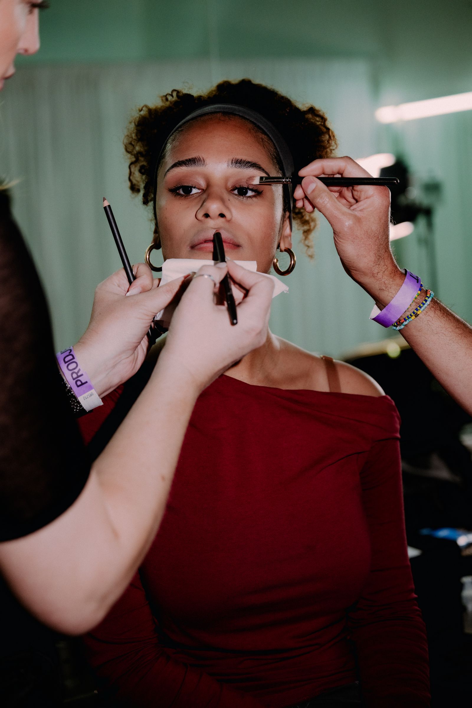 Image may contain Cosmetics Makeup Adult and Person