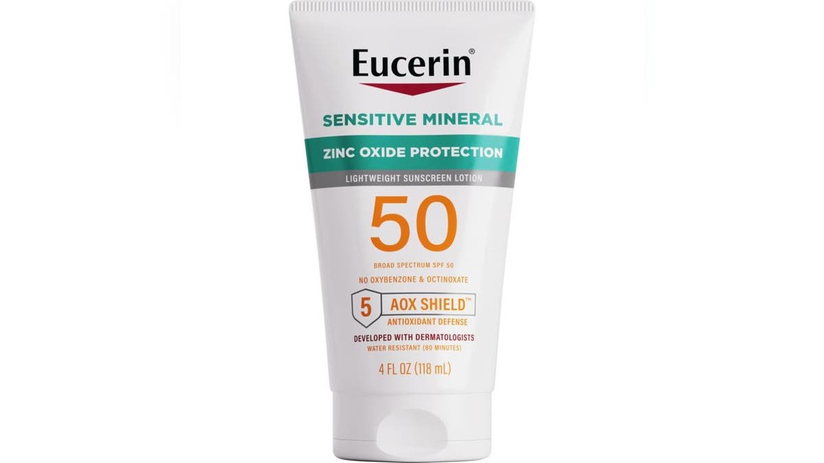 This nourishing sunscreen is water-resistant.