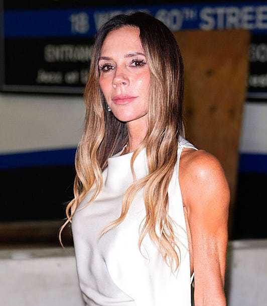 new york, ny april 23: victoria beckham is seen at the time 100 gala at lincoln center on april 23, 2026 in new york city. (photo by xny/star max/gc images)