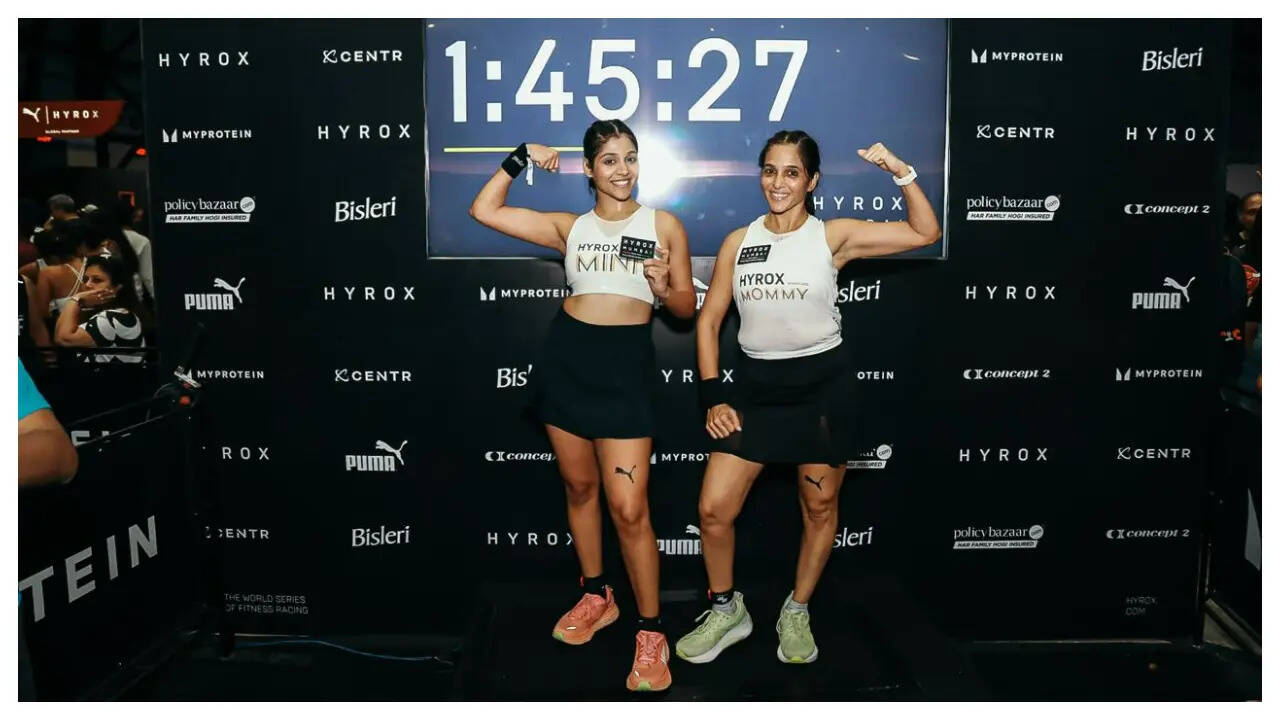 Vaishnavi and Jolly Patel took part in Hyrox Mumbai 2025 FotoJet (7)