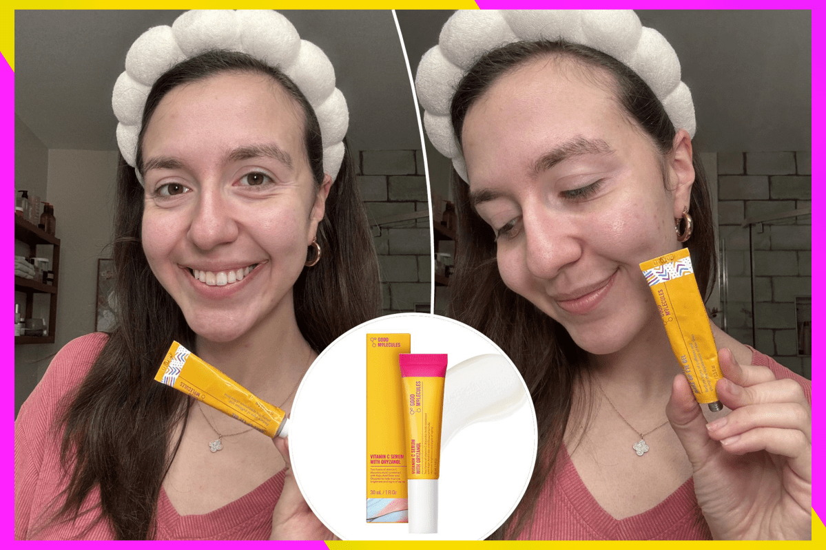Shop this $12 vitamin C serum noticably lightens dark circles