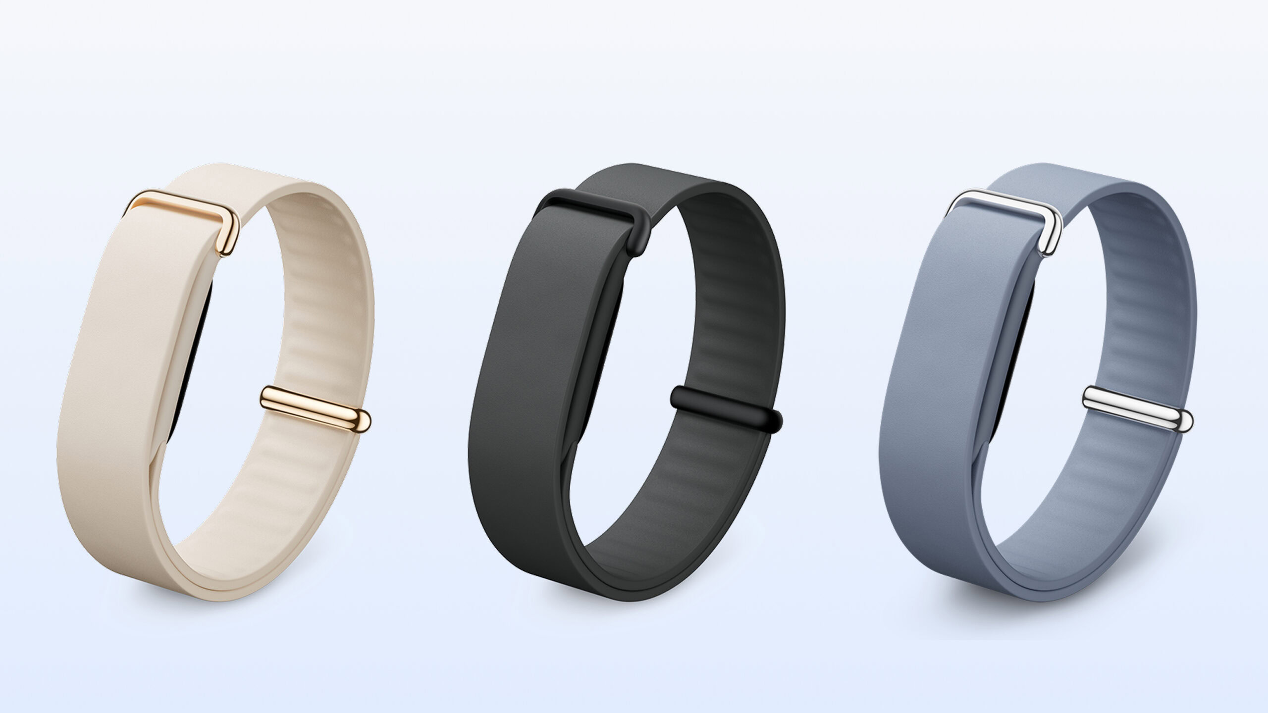 Official product render of the Google Fitbit Air with its Elevated band style.