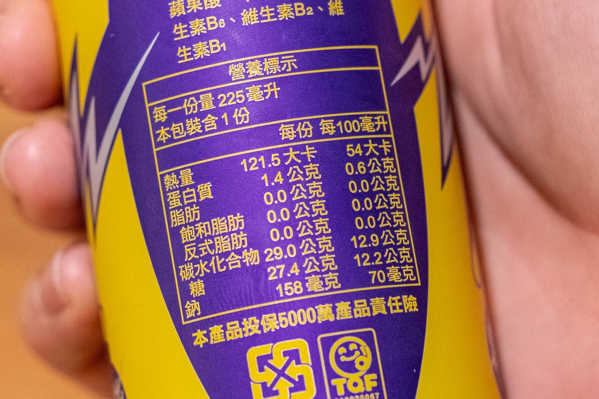 Nutrition Facts Label